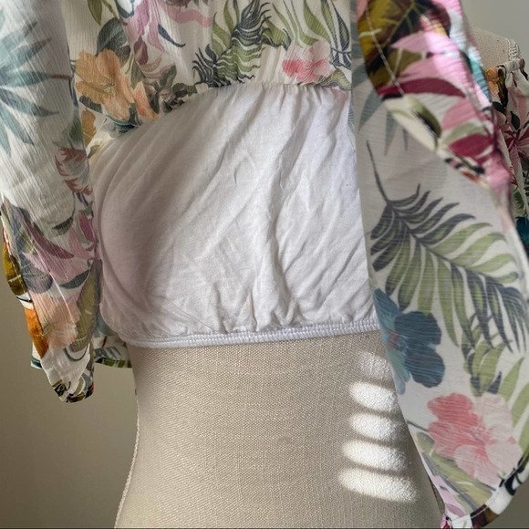 Bershka multicolor crop top size M - Picture 3 of 5